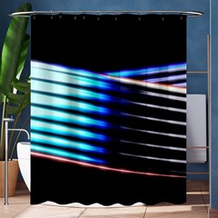 Motion Line Illustrations Shower Curtain 60  X 72  (medium) 