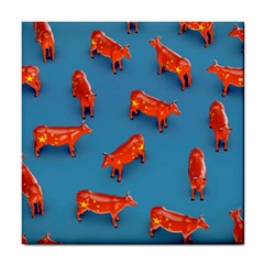 Illustrations Cow Agriculture Livestock Tile Coaster by HermanTelo