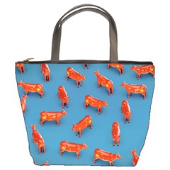 Illustrations Cow Agriculture Livestock Bucket Bag by HermanTelo