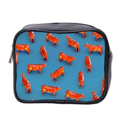 Illustrations Cow Agriculture Livestock Mini Toiletries Bag (two Sides) by HermanTelo