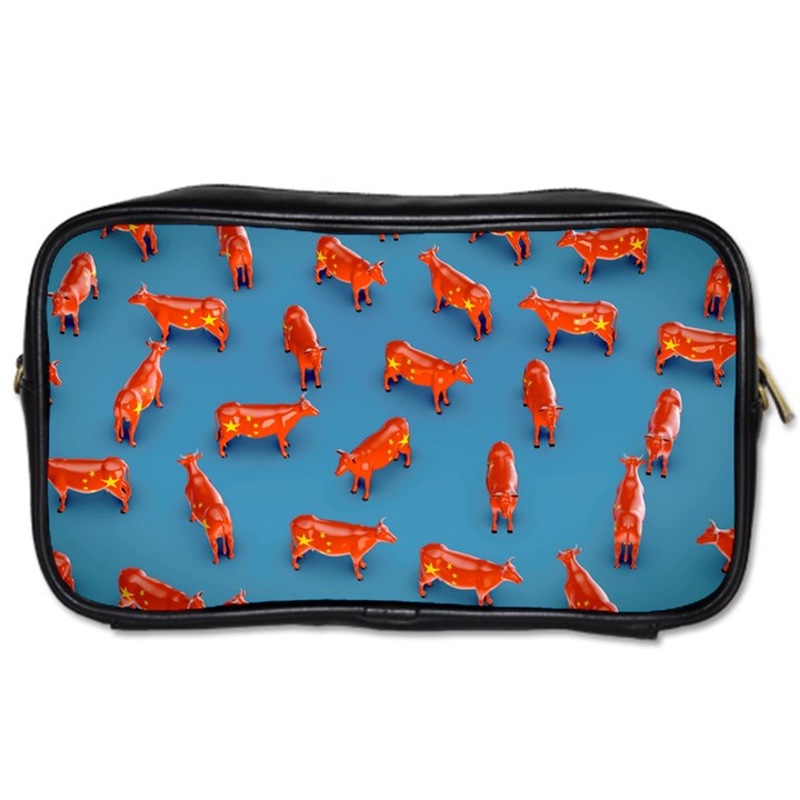 Illustrations Cow Agriculture Livestock Toiletries Bag (One Side)