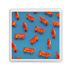 Illustrations Cow Agriculture Livestock Memory Card Reader (square) by HermanTelo