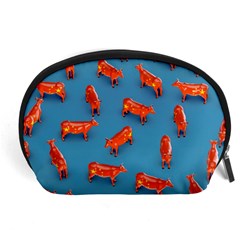 Illustrations Cow Agriculture Livestock Accessory Pouch (large) by HermanTelo