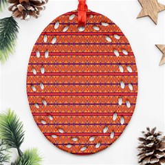 Illustrations Fabric Triangle Ornament (oval Filigree) by HermanTelo