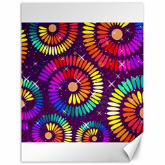 Abstract Background Spiral Colorful Canvas 18  x 24 