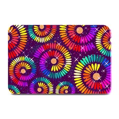 Abstract Background Spiral Colorful Plate Mats by HermanTelo