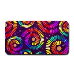 Abstract Background Spiral Colorful Medium Bar Mats by HermanTelo