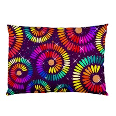 Abstract Background Spiral Colorful Pillow Case