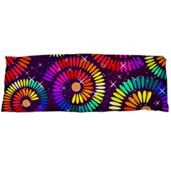 Abstract Background Spiral Colorful Body Pillow Case (dakimakura)