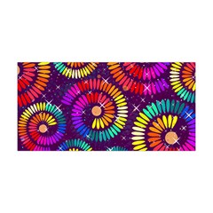 Abstract Background Spiral Colorful Yoga Headband by HermanTelo