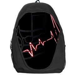 Music Wallpaper Heartbeat Melody Backpack Bag by HermanTelo