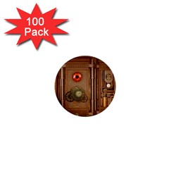 Steampunk Design 1  Mini Buttons (100 Pack)  by FantasyWorld7