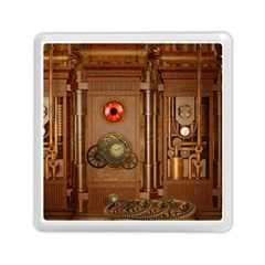 Steampunk Design Memory Card Reader (square) by FantasyWorld7