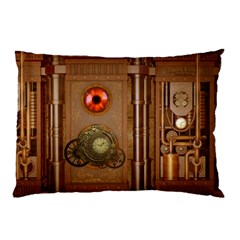 Steampunk Design Pillow Case (two Sides) by FantasyWorld7