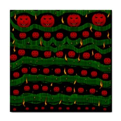 Pumkin Time Maybe Halloween Tile Coaster by pepitasart