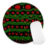 Pumkin Time Maybe Halloween Round Mousepads Front