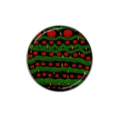 Pumkin Time Maybe Halloween Hat Clip Ball Marker (4 Pack) by pepitasart