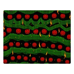 Pumkin Time Maybe Halloween Double Sided Flano Blanket (Large) 