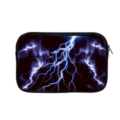 Blue Thunder Colorful Lightning Graphic Apple Macbook Pro 13  Zipper Case by picsaspassion