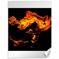 Can Walk On Fire, Black Background Canvas 36  X 48  by picsaspassion