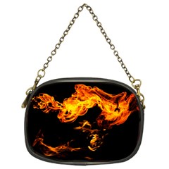 Can Walk On Fire, Black Background Chain Purse (two Sides) by picsaspassion