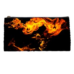 Can Walk On Fire, Black Background Pencil Cases by picsaspassion