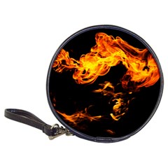 Can Walk On Fire, Black Background Classic 20-cd Wallets by picsaspassion