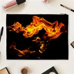 Can Walk on Fire, black background Cosmetic Bag (XL) Back