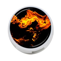 Can Walk On Fire, Black Background 4-port Usb Hub (one Side) by picsaspassion