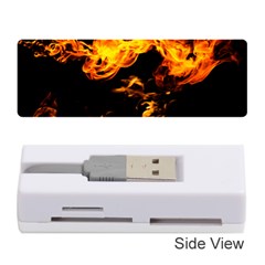 Can Walk On Fire, Black Background Memory Card Reader (stick) by picsaspassion