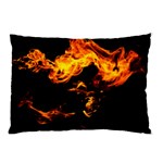 Can Walk on Fire, black background Pillow Case (Two Sides) Back