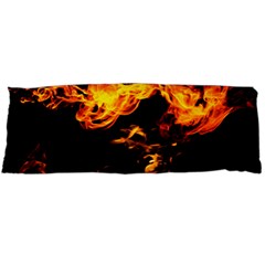 Can Walk On Fire, Black Background Body Pillow Case (dakimakura) by picsaspassion