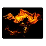 Can Walk on Fire, black background Double Sided Fleece Blanket (Small)  45 x34  Blanket Front