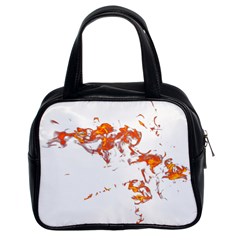 Can Walk On Fire, White Background Classic Handbag (two Sides) by picsaspassion