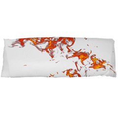 Can Walk On Fire, White Background Body Pillow Case Dakimakura (two Sides) by picsaspassion