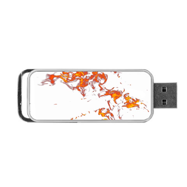 Can Walk on Fire, white background Portable USB Flash (One Side)