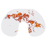 Can Walk on Fire, white background Travel Neck Pillow Front