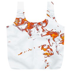 Can Walk On Fire, White Background Full Print Recycle Bag (xl) by picsaspassion