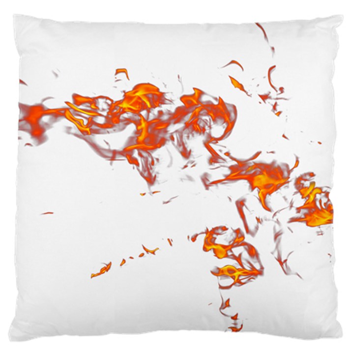 Can Walk on Fire, white background Standard Flano Cushion Case (Two Sides)