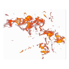 Can Walk On Fire, White Background Double Sided Flano Blanket (large)  by picsaspassion