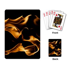 Can Walk On Volcano Fire, Black Background Playing Cards Single Design (rectangle) by picsaspassion