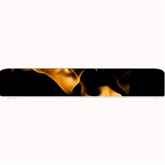 Can Walk On Volcano Fire, Black Background Small Bar Mats by picsaspassion