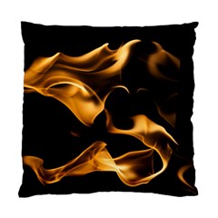 Can Walk On Volcano Fire, Black Background Standard Cushion Case (one Side) by picsaspassion