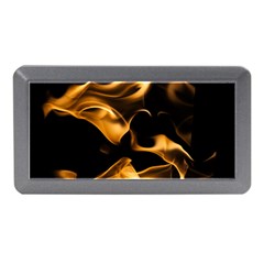 Can Walk On Volcano Fire, Black Background Memory Card Reader (mini) by picsaspassion