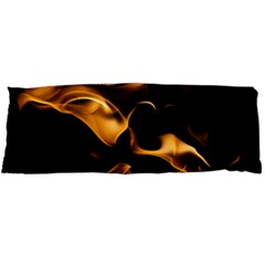 Can Walk On Volcano Fire, Black Background Body Pillow Case Dakimakura (two Sides) by picsaspassion