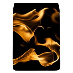 Can Walk On Volcano Fire, Black Background Removable Flap Cover (s) by picsaspassion