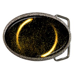 Cosmos Comet Dance, Digital Art Impression Belt Buckles by picsaspassion