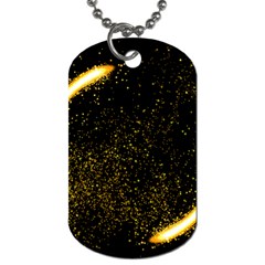 Cosmos Comet Dance, Digital Art Impression Dog Tag (two Sides) by picsaspassion