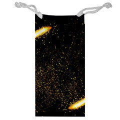 Cosmos Comet Dance, Digital Art Impression Jewelry Bag by picsaspassion