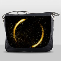 Cosmos Comet Dance, Digital Art Impression Messenger Bag by picsaspassion